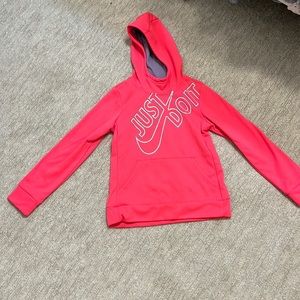 Nike pink girls hoodie